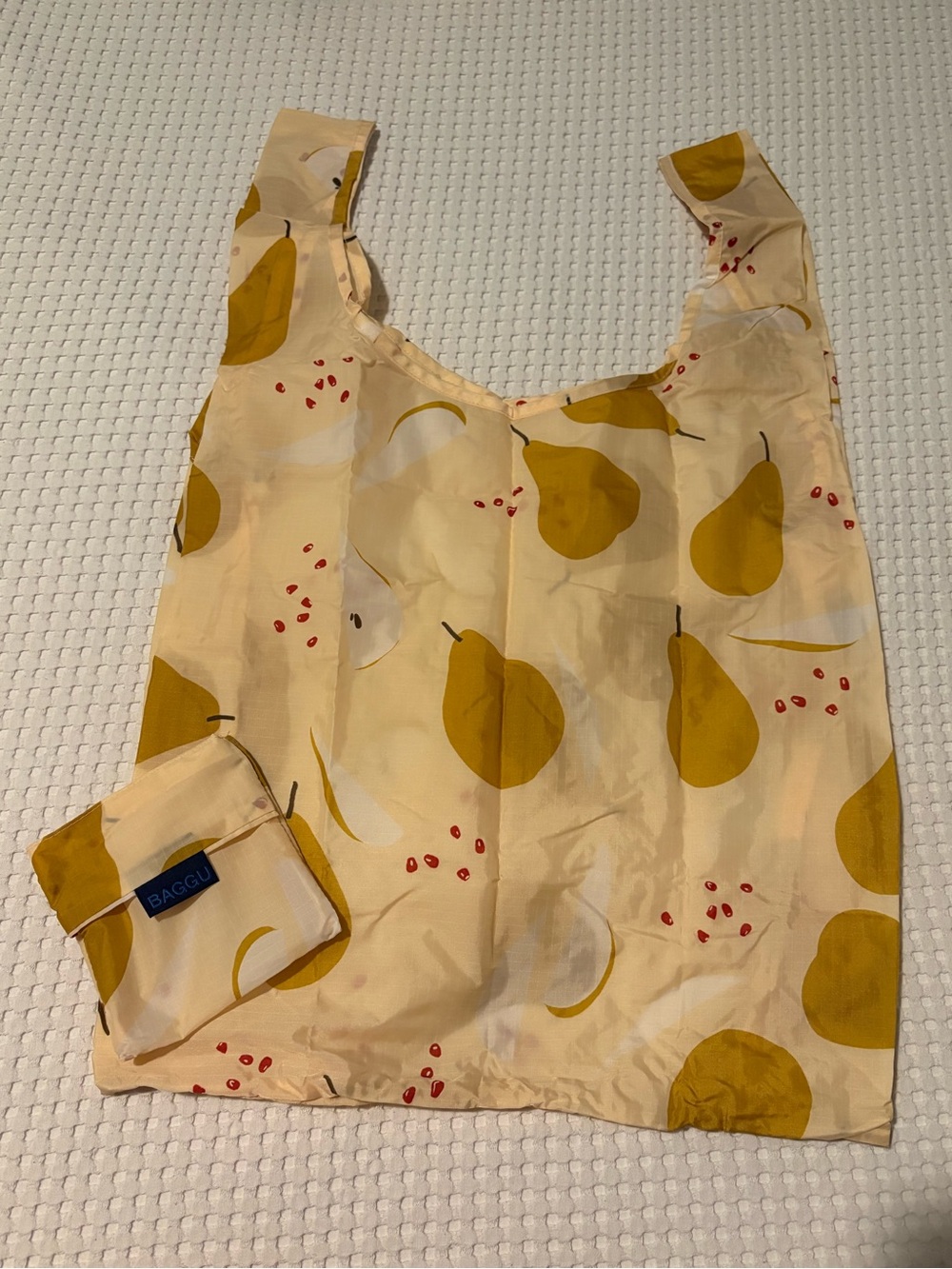 Baggu standard size reusable in Pear from 2018 Plant PlanetxBaggu collab